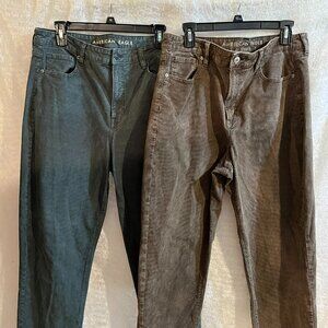 American Eagle Mom Style Corduroy Pants - Size 14 Long